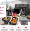 horkovzdušná fritéza tectake® Samurai 2 varné komory po 4 Náhled obrázku produktu 4