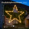 SALCAR LED-buitenverlichting, sterrenvorm, 45 cm, 300 Productafbeelding-voorbeeld 5
