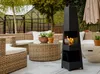 Biocamino da Pavimento Pyramid Garden Nero Opaco – 2 kW, Anteprima dell’immagine prodotto 4