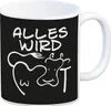Alles wir KUHt Kaffeebecher in schwarz zum Thema Bauernhof Produktbild-Vorschau 1