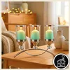 Chandelier Glamour Argent Verre Communion Photophore Grande Voir les images du produit 2