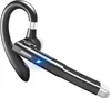 A black Bluetooth headset with silver accents is shown against a white background. Produktbild-Vorschau