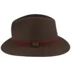 Borsalino feiner Hasenhaarhut Rustico Traveller mit Lederband in braun Produktbild-Vorschau