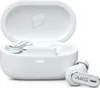 A pair of white AKG wireless earbuds and their charging case are displayed against a white background. Anteprima dell’immagine prodotto