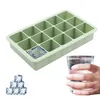 Eiswürfelform, Silikon Eiswürfelform mit Deckel, 15 Fach Produktbild-Vorschau 1