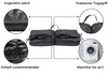 Collage of images showing features of a foldable dog blanket/cushion. Produktbild-Vorschau