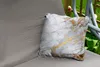 MuchoWow® Outdoor Kissen - Marmor - Grau - Gold - 45x45 cm Produktbild-Vorschau 2