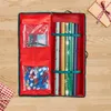 Scatola porta carta da regalo Relaxdays, 2 tasche interne Anteprima dell’immagine prodotto 3