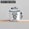 Trendation - Dart Emaille Tasse Unterschätze Niemals Einen Produktbild-Vorschau 3