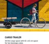 Klarfit Companion, príves na bicykel, 42 x 63 cm, 50 l, 40 Náhľad obrázku produktu 2