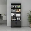 Libreria con armadio "Hailuoto" 80 x 40 x 180 cm con 4 Anteprima dell’immagine prodotto 4