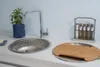 Einbauspüle Spülbecken rund Rundbecken Edelstahl Produktbild-Vorschau 8