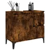 vidaXL Badschrank Räuchereiche 65x33x60 cm Holzwerkstoff Produktbild-Vorschau 5