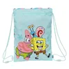 Borsa zaino con cinghie Spongebob Stay positive Blu Bianco Anteprima dell’immagine prodotto 1