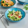 Assiettes à pâtes Navia Oceano en faïence, 4 pièces  Voir les images du produit 4