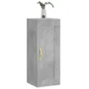 vidaXL Wandschrank Betongrau 34,5x34x90 cm Holzwerkstoff Produktbild-Vorschau 3