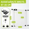 Bomi Treppenschutzgitter ohne Bohren, 87-95 cm, flacher Produktbild-Vorschau 2
