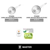 BRA Master | Lot de 2 poêles en acier inoxydable sans Voir les images du produit 3