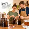 30er-Set Silikon Dichtungen für Bügelflaschen, Ø24mm, rot – Produktbild-Vorschau 6