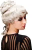 WIG ME UP Perücke Turmfrisur Barock Grau Produktbild-Vorschau 4