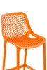 DELUKE® Barhocker modern Orange LORL - Kunststoff, Produktbild-Vorschau 4