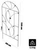 KADAX Griglia metallica 60 x 150 cm, 2 pezzi, supporto per Anteprima dell’immagine prodotto 2