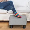 HOMCOM Fußhocker, Sitzhocker, Rechteckiger Ottoman, Produktbild-Vorschau 4