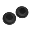 Two black ear pads for headphones are shown on a white background. Produktbild-Vorschau