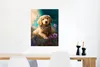 MuchoWow® Poster Welpe - Blumenkranz - Schmetterling - Hund Produktbild-Vorschau 5