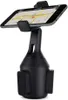 A black car phone mount with a smartphone displaying a map is shown. Produktbild-Vorschau