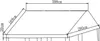 TrendLine Ersatzdach zu Großraumzelt 300 x 600 cm grün-weiß Produktbild-Vorschau 3