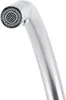 A close-up shot of a chrome faucet spout with a spray head. Anteprima dell’immagine prodotto