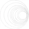 GLOREX Anneau métallique, blanc, métal, 500 mm, 500 mm, 0,5 Voir les images du produit 4
