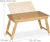 Relaxdays Laptoptisch, klappbarer Betttisch aus Bambus, Produktbild-Vorschau 6