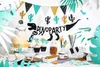 Girlande Dinosaurier Party 20x90cm schwarz Produktbild-Vorschau 2