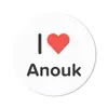 MuchoWow® Mauspad Mousepad Ich liebe - Anouk - Mädchen Produktbild-Vorschau 1