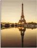 ARTland Leinwandbild Paris Eiffelturm V Größe: 90x120 cm Produktbild-Vorschau 1