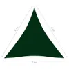 Tenda da sole in tessuto Oxford triangolare 6x6x6 m Verde Anteprima dell’immagine prodotto 12