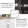 10 stuks meugelknoppen, model R96, chroom, glanzend, Productafbeelding-voorbeeld 5