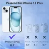 2X Schutzglas (Display + Kamera) für iPhone 15 Plus Produktbild-Vorschau 3
