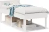 vidaXL Massivholzbett ohne Matratze Weiß 75x190 cm Produktbild-Vorschau 1