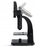 Side view of a black digital microscope with an LCD screen. Náhled obrázku produktu