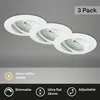LED Einbauleuchten Dimmbar Schwenkbar 3er Set 5,5 W weiß Produktbild-Vorschau 2