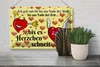 Blechschild Spruch 30x20cm Geh mit dir bis Herzen schneit Produktbild-Vorschau 4