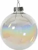 Weihnachtskugeln Glas 8cm 6 Stück - Klar irisierend Produktbild-Vorschau 5