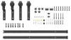 vidaXL Kit de ferrures pour portes coulissantes 200 cm Voir les images du produit 5