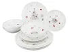 A set of Christmas-themed dinnerware, including plates and bowls, is displayed against a white background. Anteprima dell’immagine prodotto