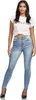 Tazzio Damen Skinny Fit High Waist Jeans F101 (Hellblau, Produktbild-Vorschau 2