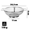 KADAX colino colino 21,5 cm in acciaio inox colino da Anteprima dell’immagine prodotto 2