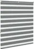 vidaXL Store double gris foncé 135 x 150 cm Largeur du Voir les images du produit 3